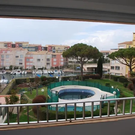 Bel A Cap D'agde, Plage Et Port A Pied, Piscine, Parking, 2 Chambres, Loggia Ombragee - Fr-1-723-81 Агд